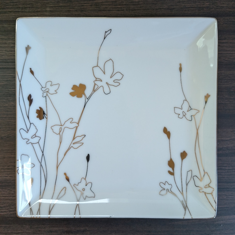 Charter Club Grand Buffet Silhouette Platinum Salad Plates Set Of 6